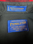Pendleton Flanellhemd Kariert Rot Schwarz L