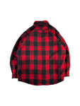Pendleton Flanellhemd Kariert Rot Schwarz L