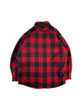 Pendleton Flanellhemd Kariert Rot Schwarz L