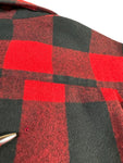 Pendleton Flanellhemd Kariert Rot Schwarz L