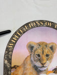 Vintage Jerzees Shirt 90s „White Lions of Timbavati – Siegfried & Roy at The Mirage“ Made In USA Weiß XL