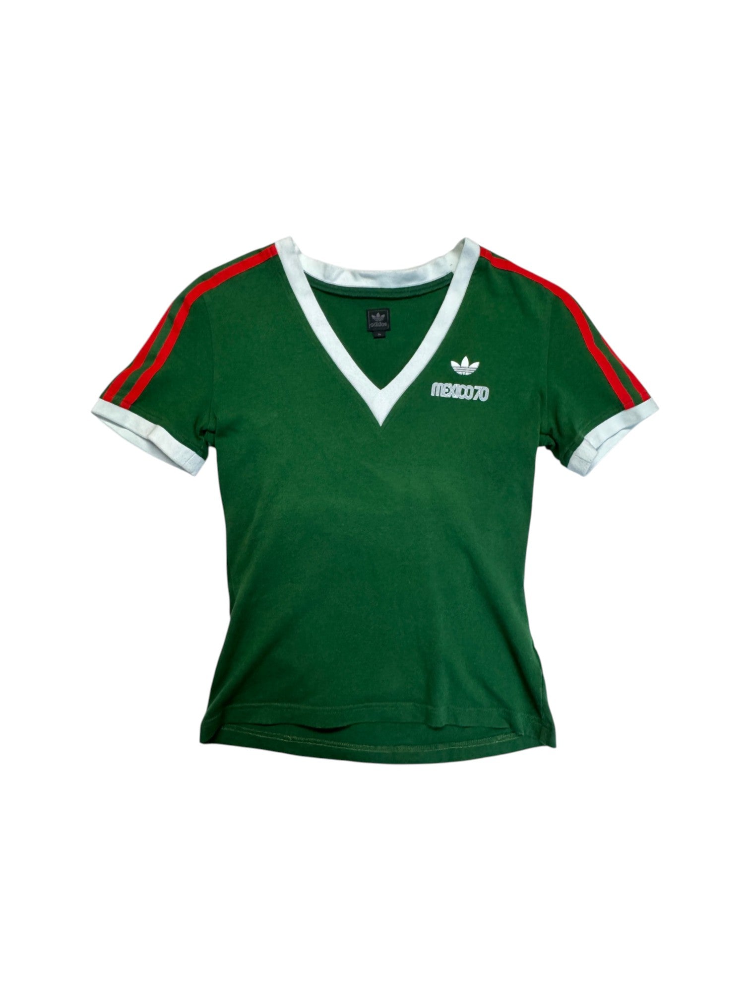 2005 Adidas Damen Shirt Mexico Grün 34 - RareRags