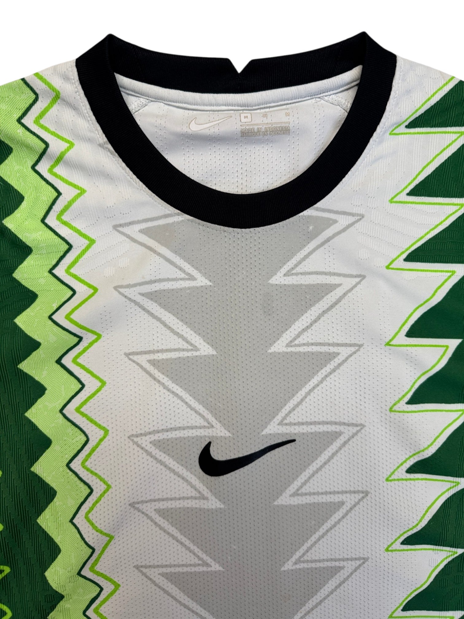 2020 Nike Trikot Nigeria Template Weiß Grün M - RareRags