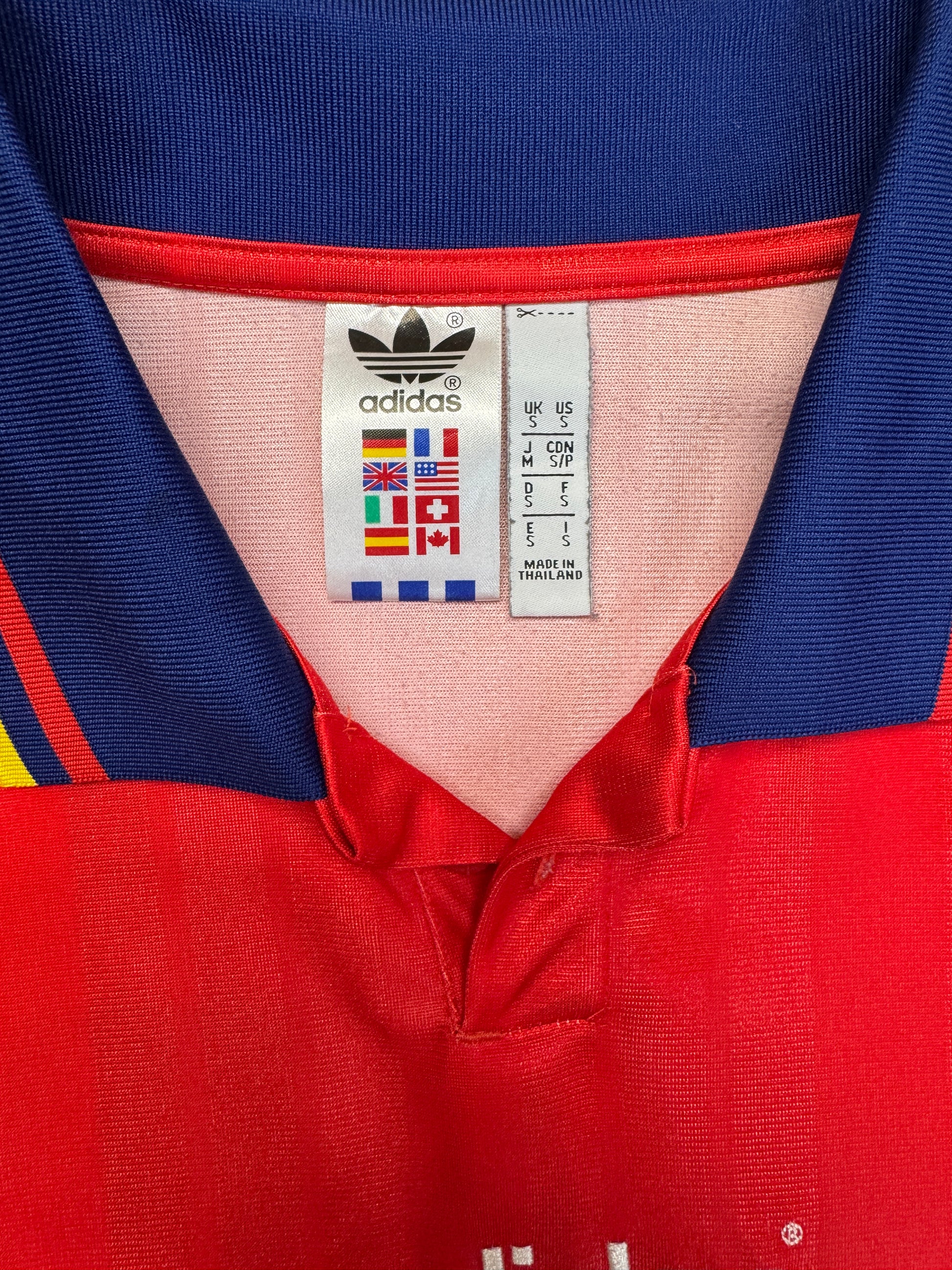2018 Adidas Retro Trikot Spanien 1994 Rot S - RareRags