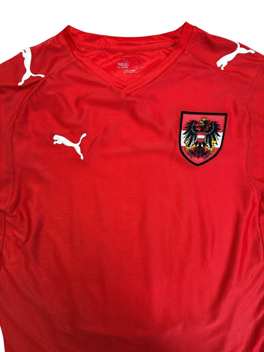 2008 Puma Trikot Österreich Rot M - RareRags