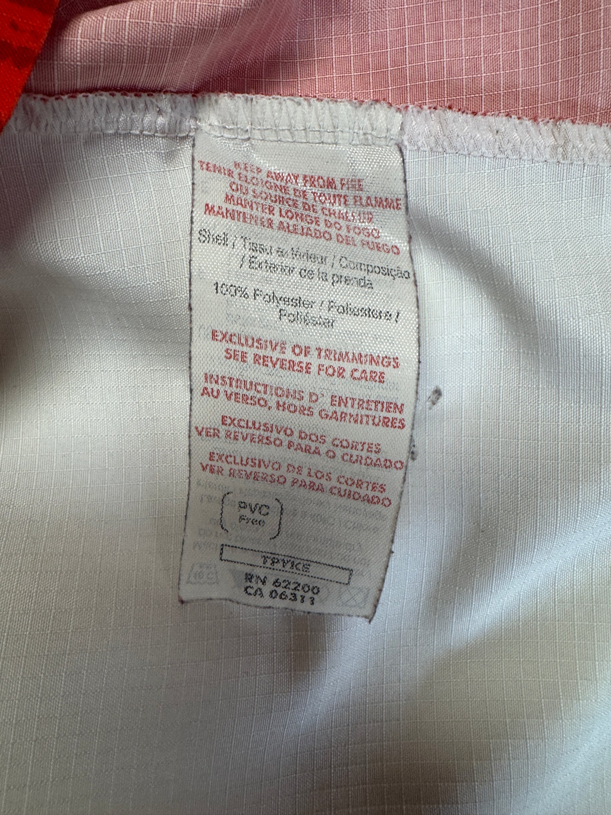 2006 Puma Trikot Paraguay Heim Gestreift Rot Weiß M - RareRags