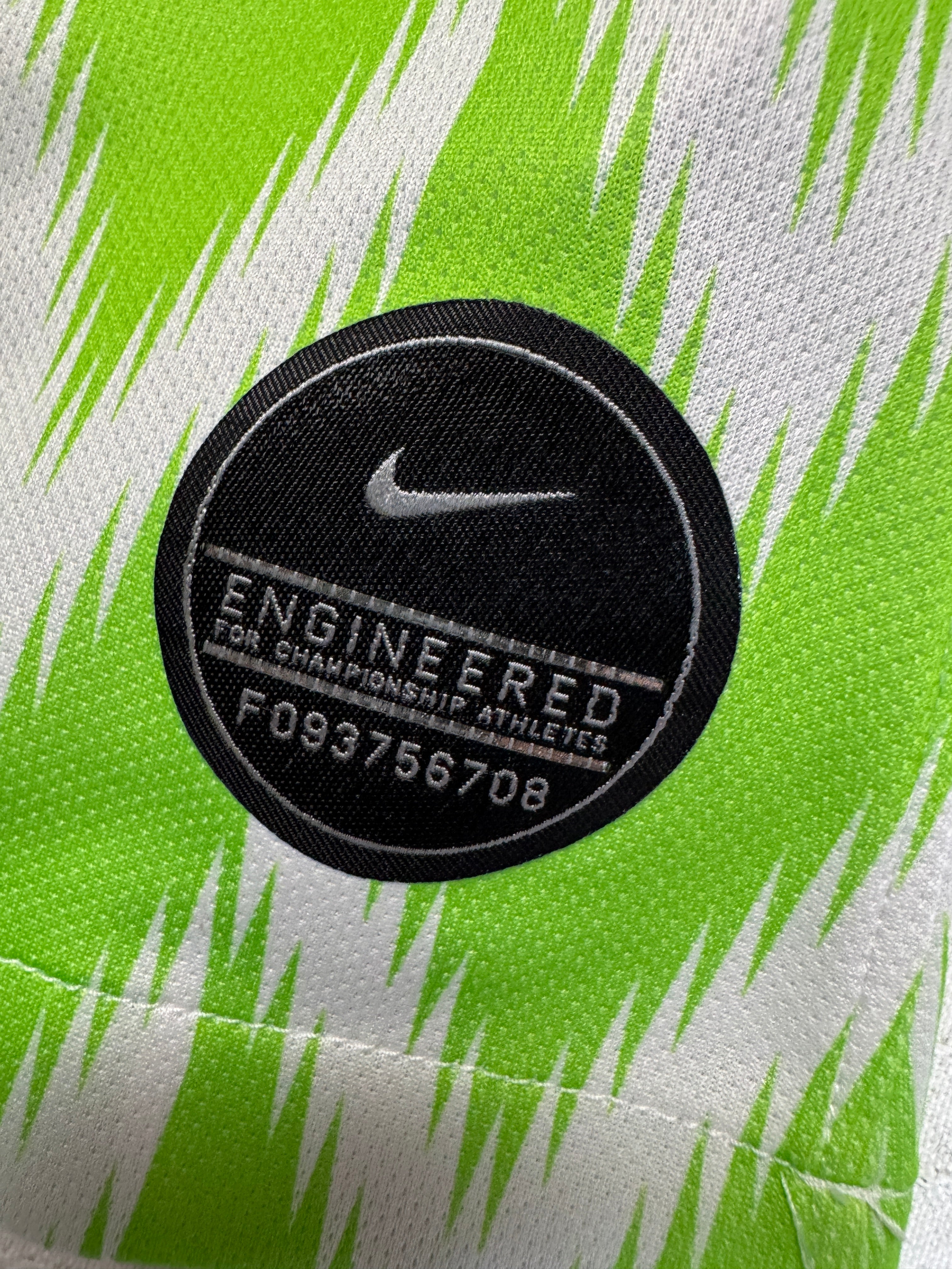 2018 Nike Damen Trikot Nigeria Home Grün Weiß S - RareRags