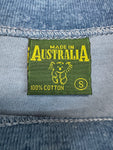 Vintage Nature Print Shirt 90s "The Koala - Save the Habitat" Made In Australia Blau S