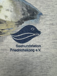 Vintage B&C Shirt 90s "Seehundstation Friedrichskoog e.V." Grau L