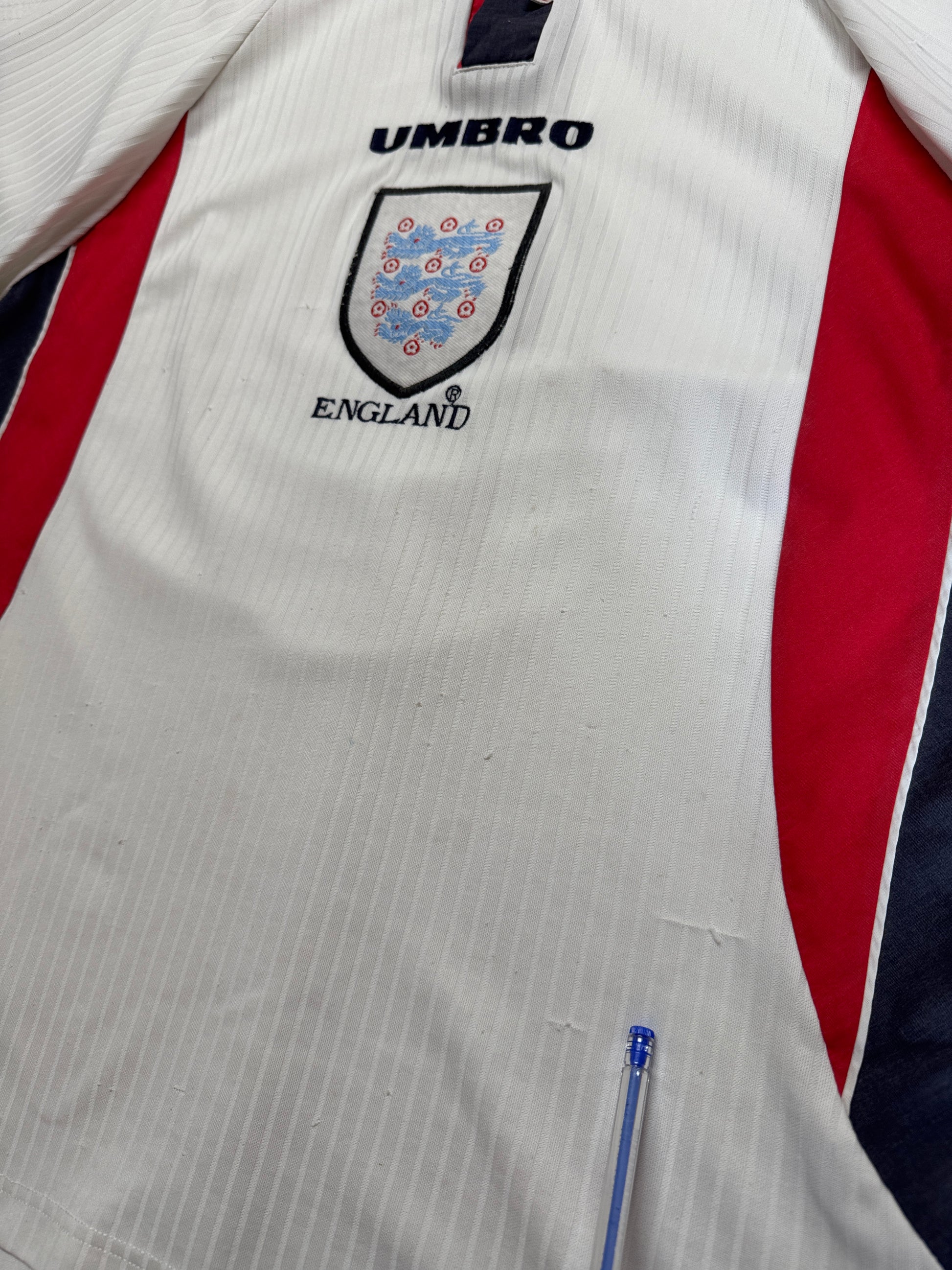 1997/99 Umbro Trikot England Weiß M - RareRags
