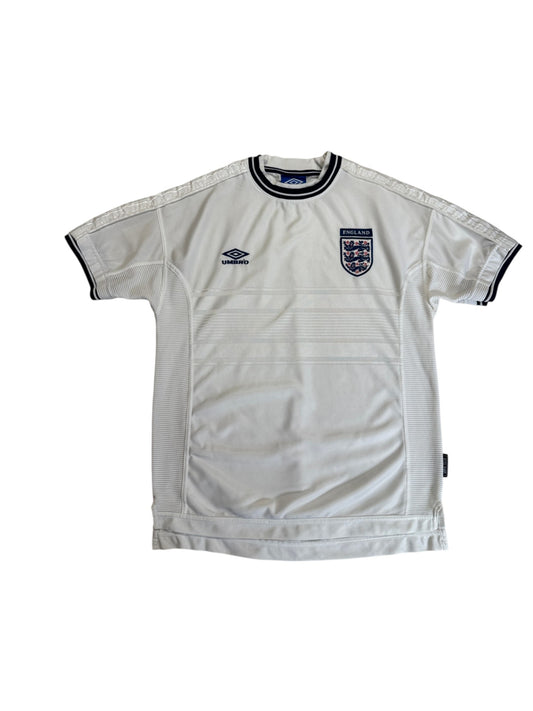 1999/00 Umbro Trikot England Weiß M - RareRags