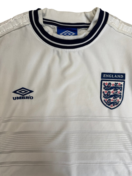 1999/00 Umbro Trikot England Weiß M - RareRags