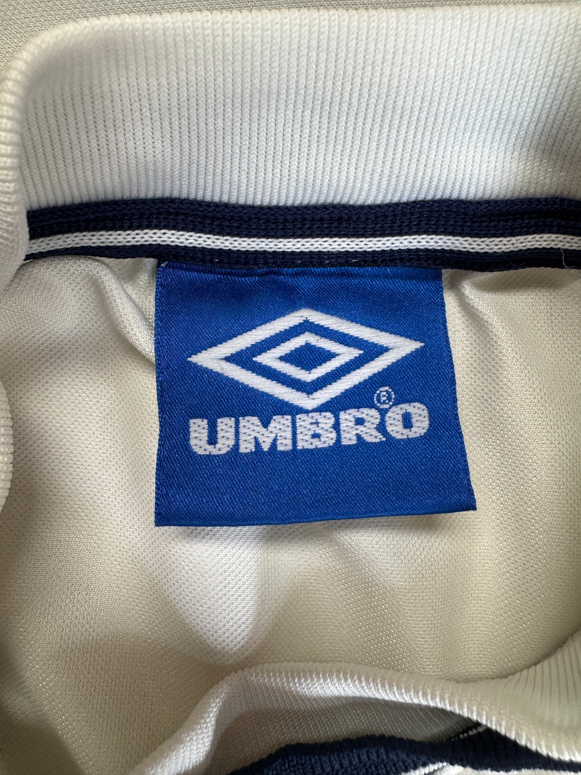 1999/00 Umbro Trikot England Weiß M - RareRags