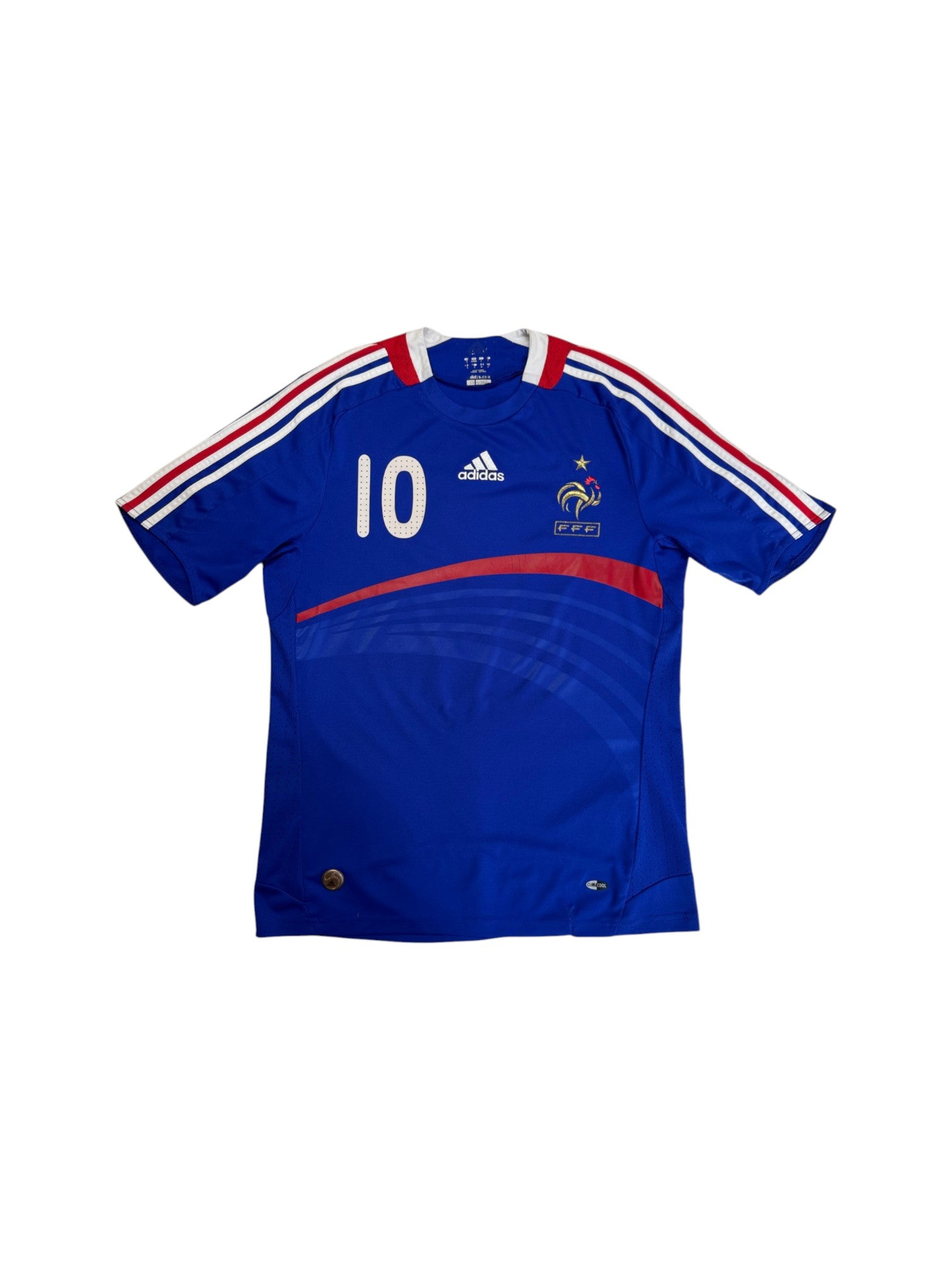 2007 Adidas Trikot Frankreich #10 Zidane Blau S - RareRags