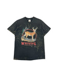 Vintage Fruit Of The Loom Shirt 90s Whitetail Made In Canada Single Stitch Schwarz M