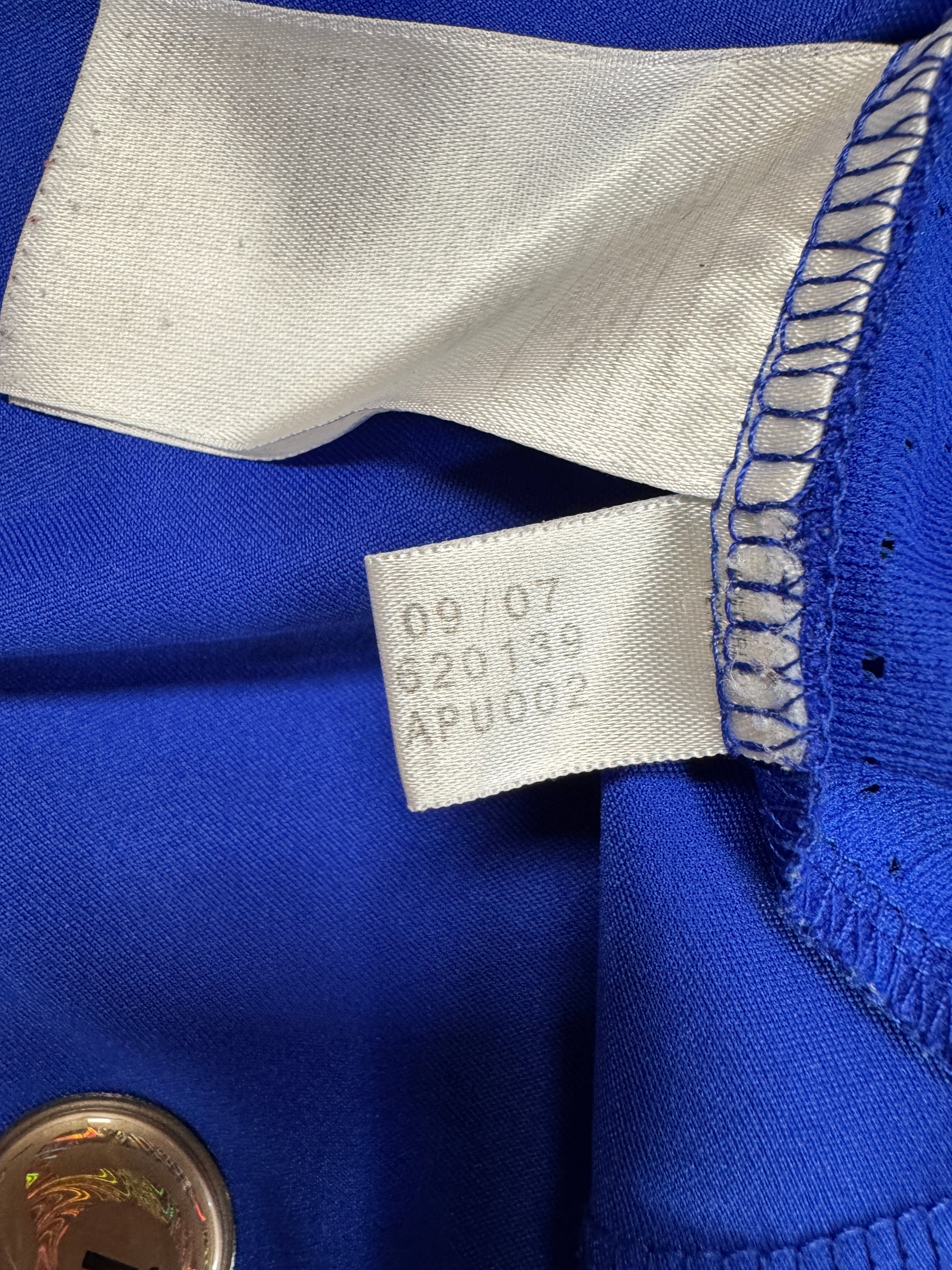 2007 Adidas Trikot Frankreich #10 Zidane Blau S - RareRags