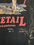 Vintage Fruit Of The Loom Shirt 90s Whitetail Made In Canada Single Stitch Schwarz M