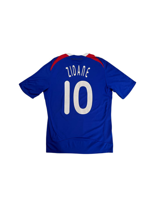 2007 Adidas Trikot Frankreich #10 Zidane Blau S - RareRags