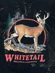 Vintage Fruit Of The Loom Shirt 90s Whitetail Made In Canada Single Stitch Schwarz M