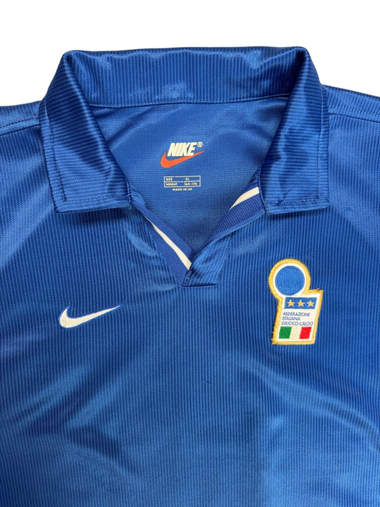 1997/98 Nike Trikot Italien Made In UK Blau Youth XL - RareRags