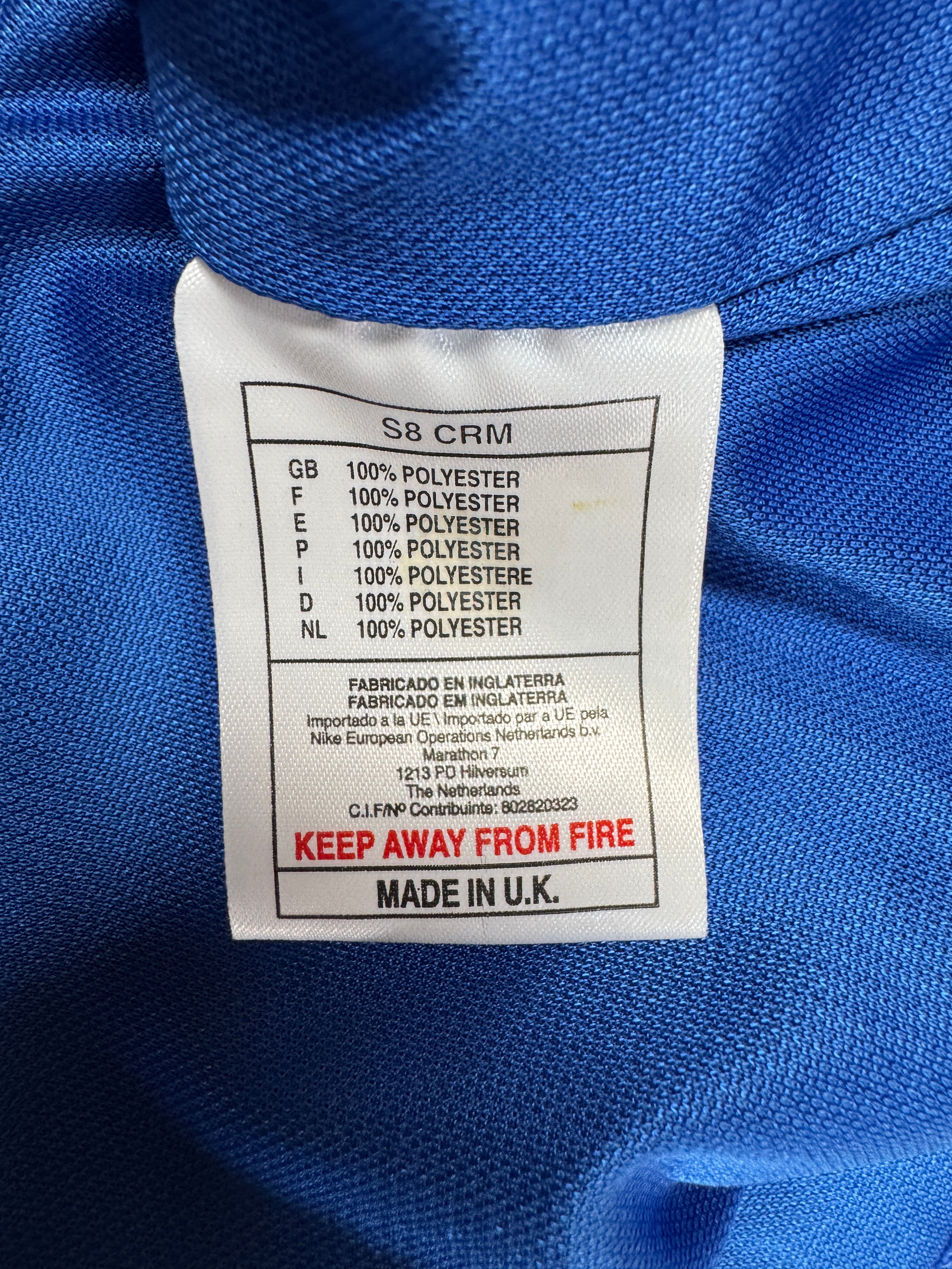 1997/98 Nike Trikot Italien Made In UK Blau Youth XL - RareRags