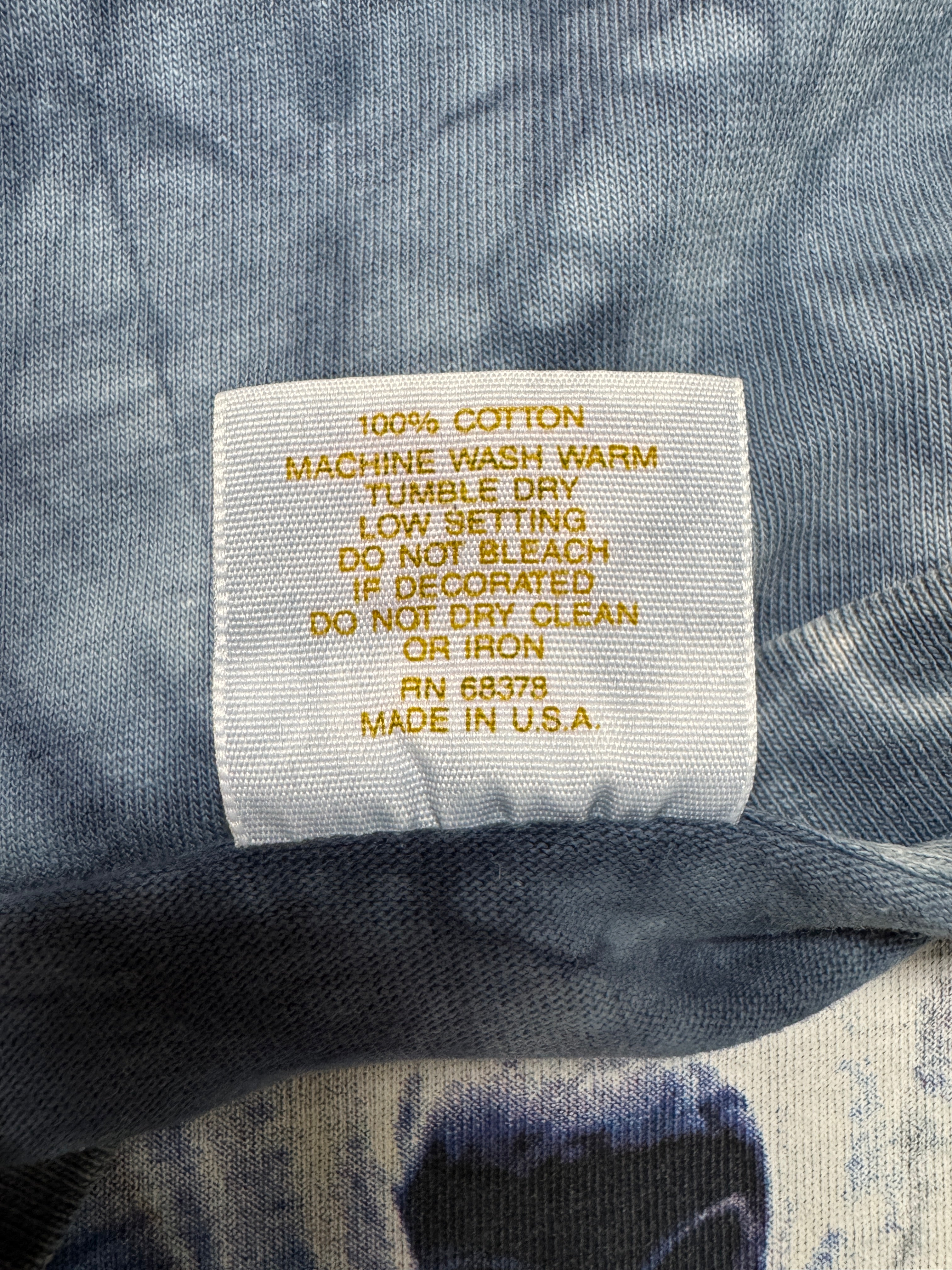Vintage Tennessee River Gold X The Mountain Shirt 1996 Wölfe Made In USA Single Stitch Blau Grau XL