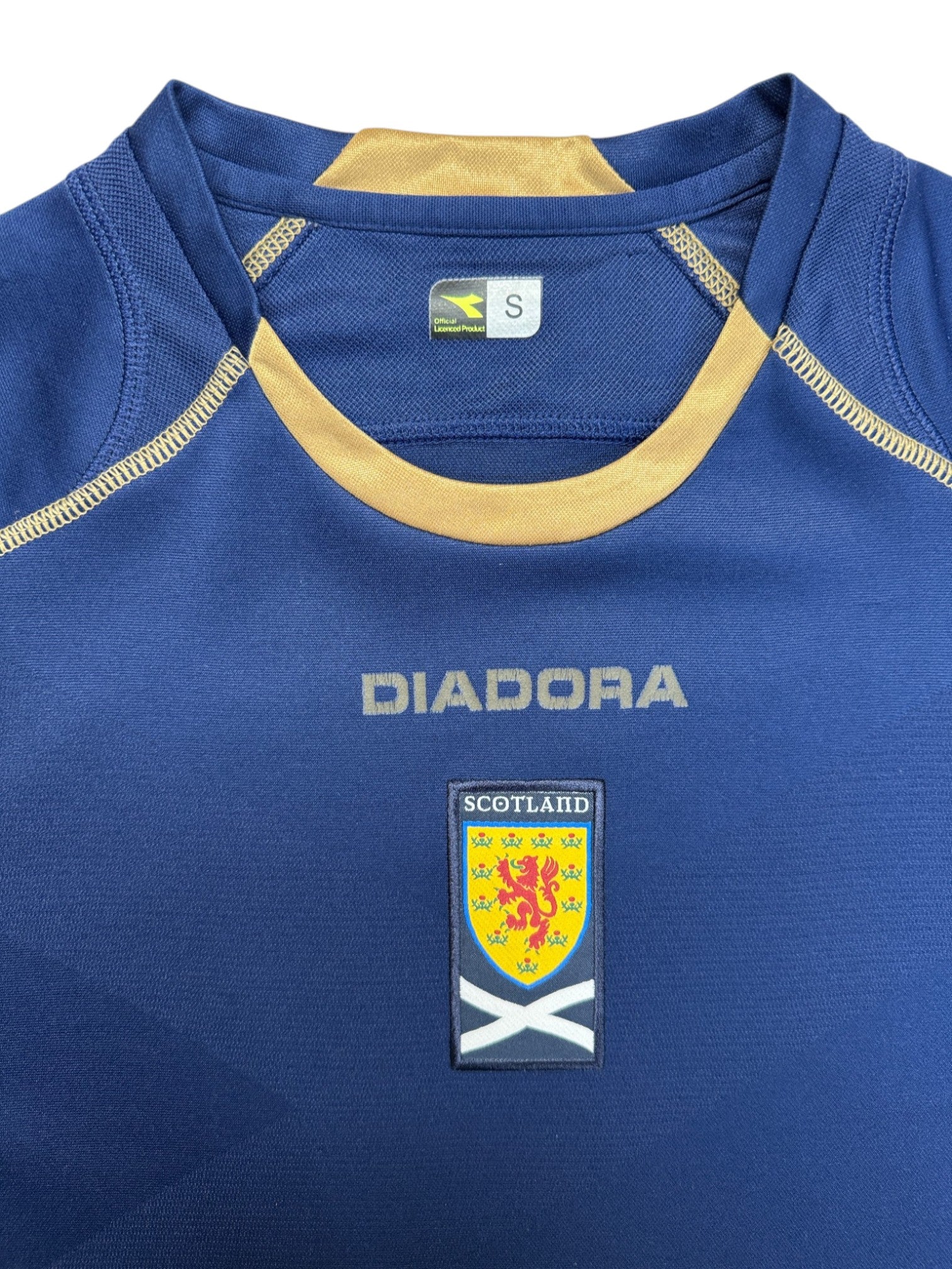 2006/08 Diadora Trikot Schottland Blau S - RareRags