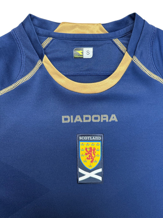2006/08 Diadora Trikot Schottland Blau S - RareRags