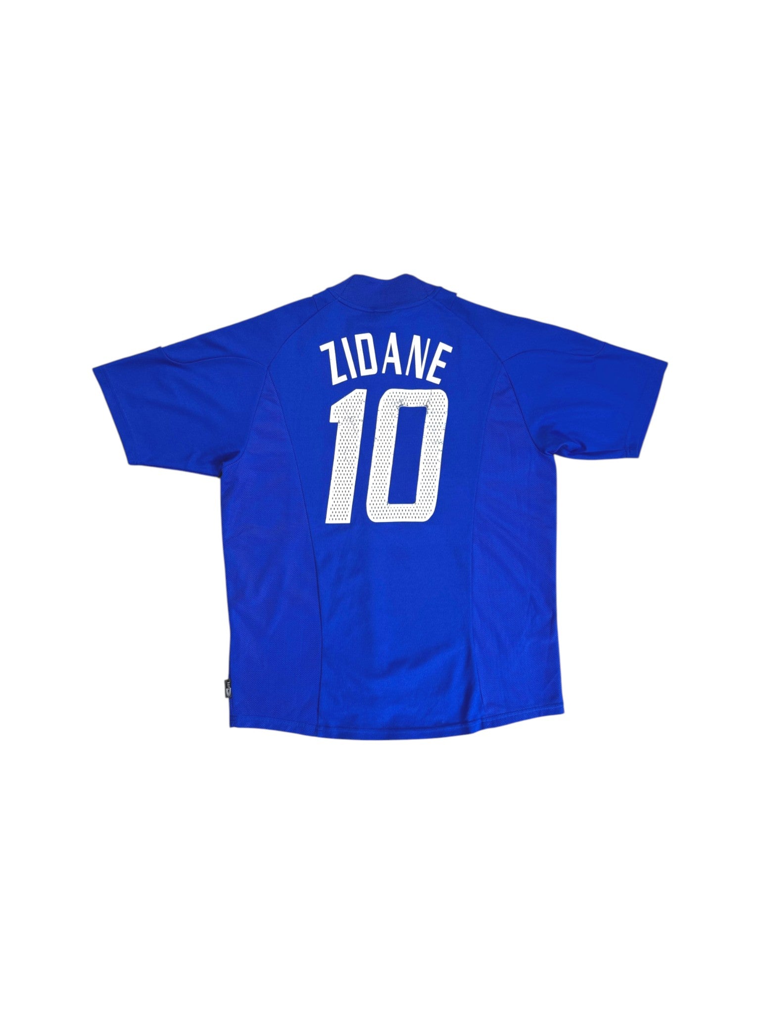 2002 Adidas Trikot Frankreich #10 Zidane Blau L - RareRags
