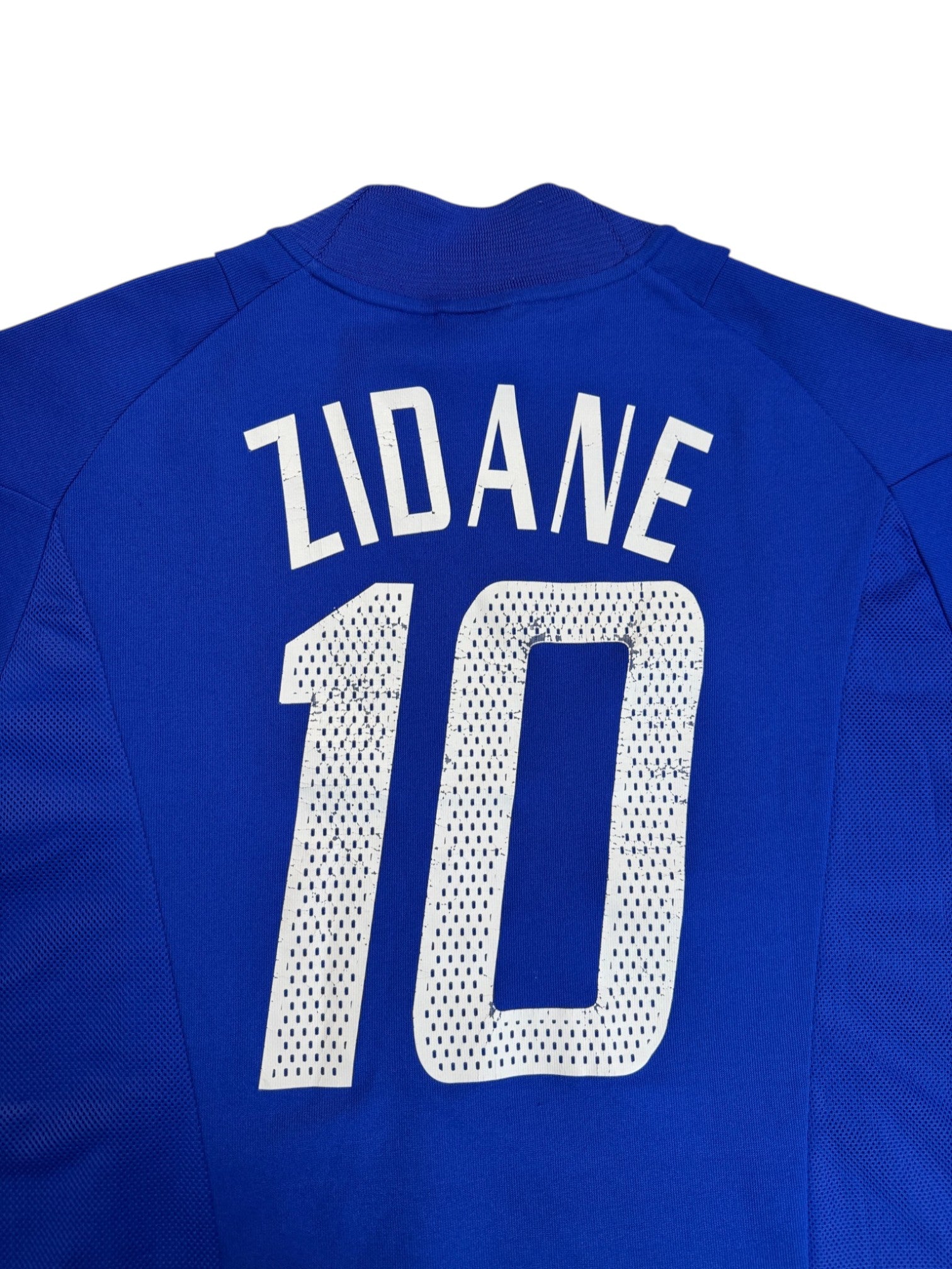 2002 Adidas Trikot Frankreich #10 Zidane Blau L - RareRags
