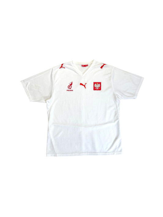 2008 Puma Trikot Polen Weiß XL - RareRags