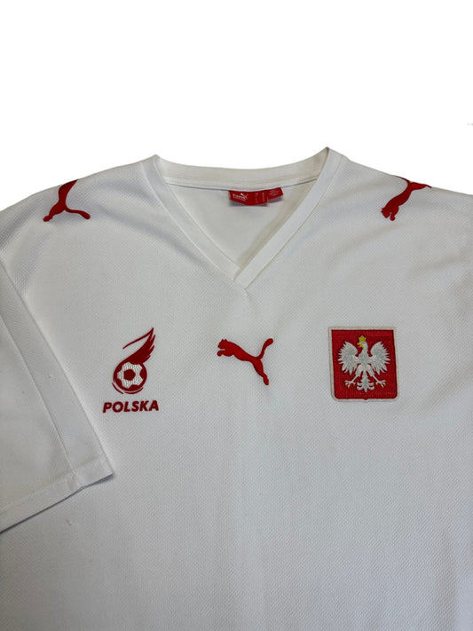 2008 Puma Trikot Polen Weiß XL - RareRags