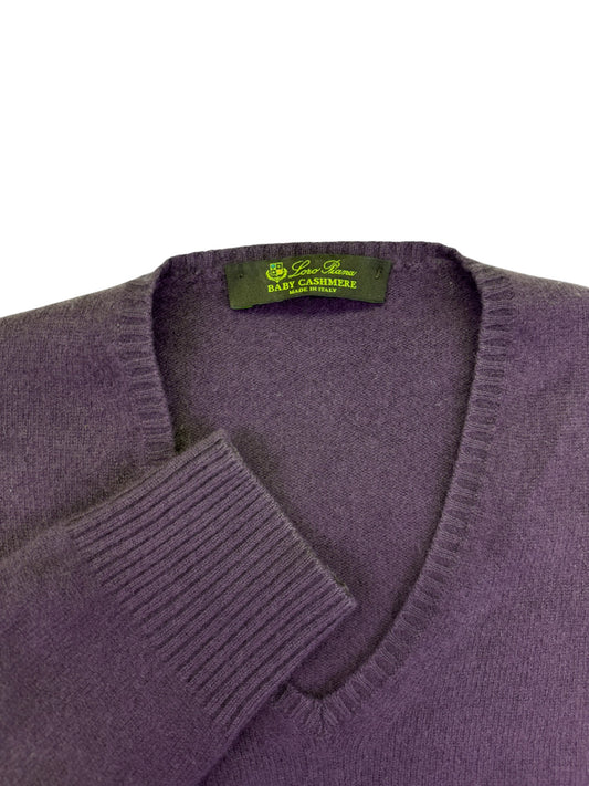 Loro Piana Stickpulli Damen Baby Cashmere Made In Italy Lila (IT 40) 34