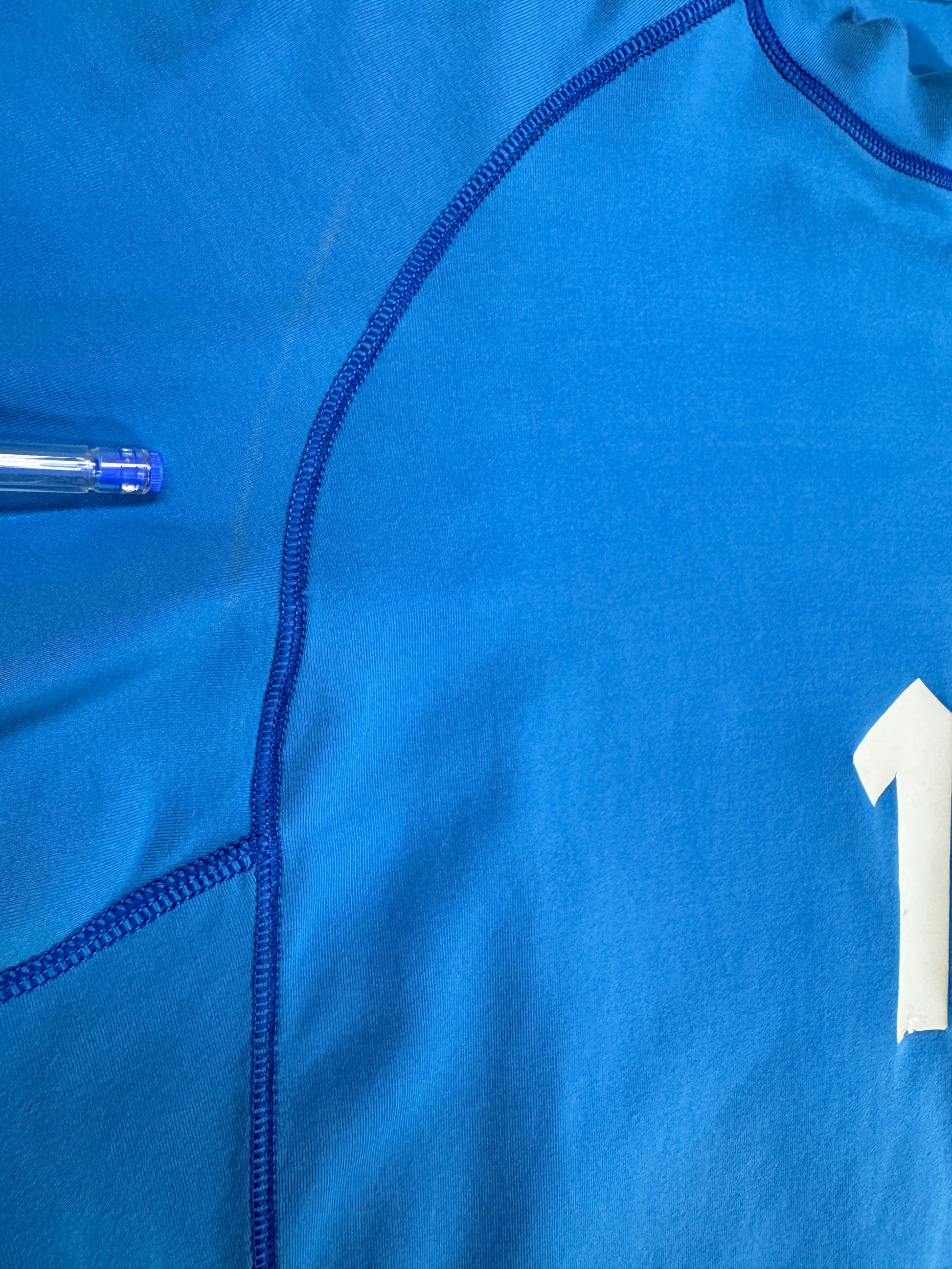2000 Kappa Trikot Italien #18 Fiore Blau M - RareRags