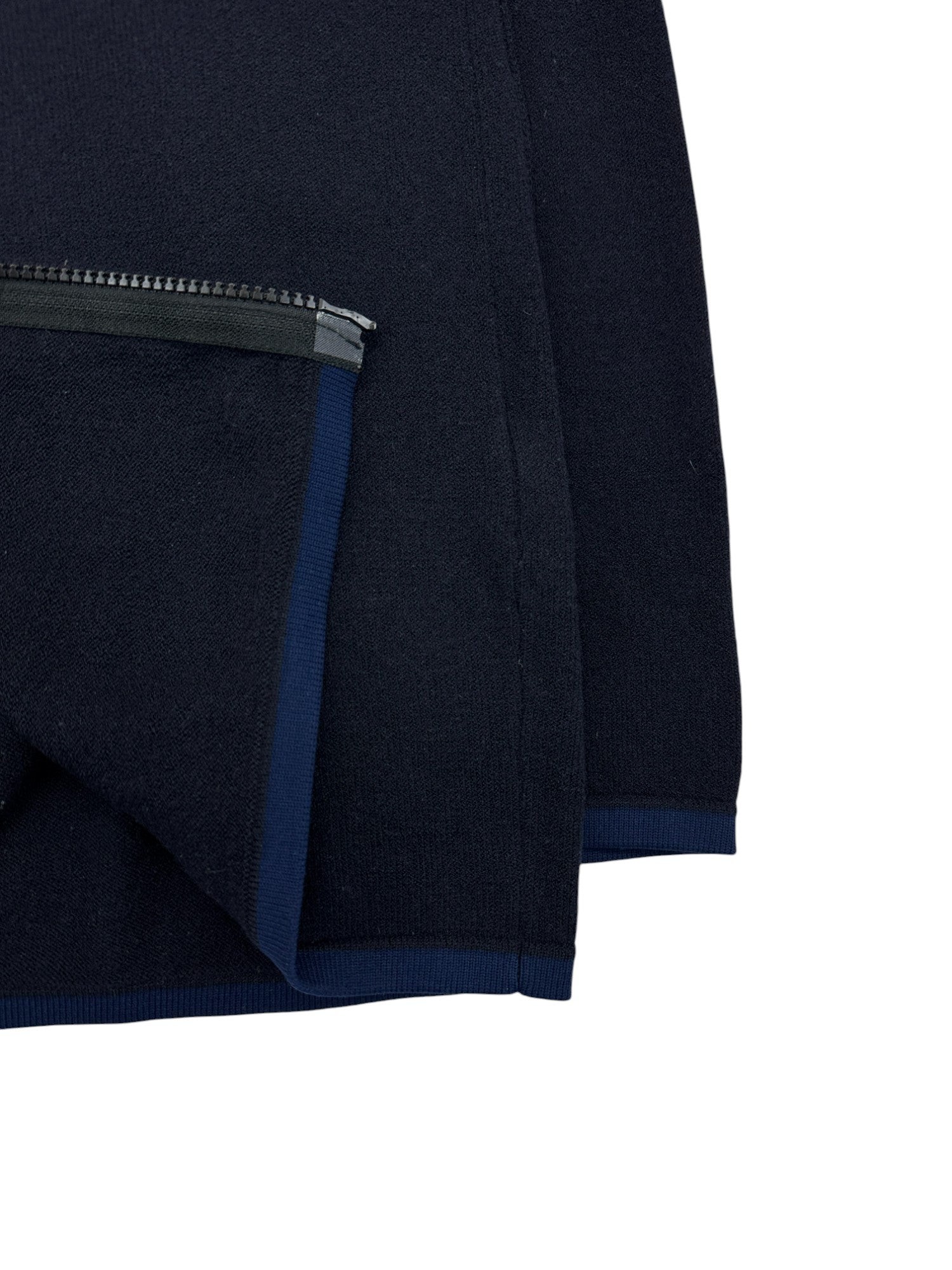 Stone Island Strickjacke 2016 Wolle Double Zip Dunkelblau XL-XXL