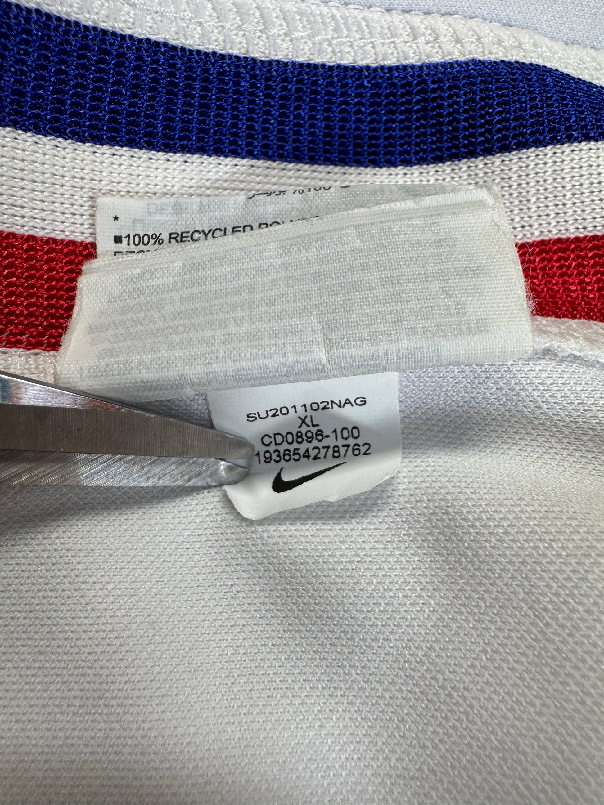 2020 Nike Trikot Frankreich Weiß XL - RareRags