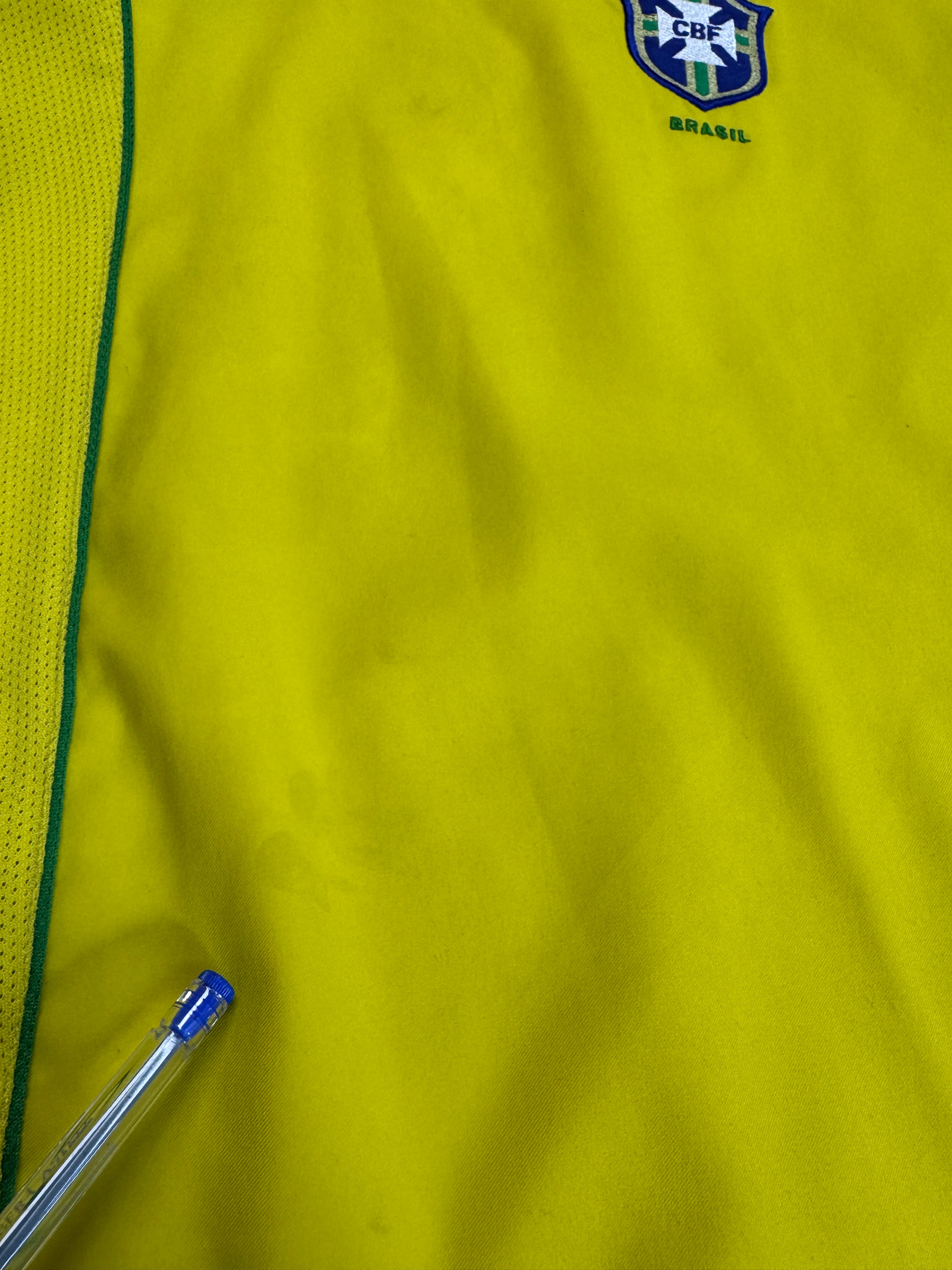 2006 Nike Trikot Brasilien Gelb S - RareRags