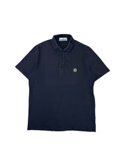 Stone Island Polo Shirt Basic Dunkelblau/Schwarz XL