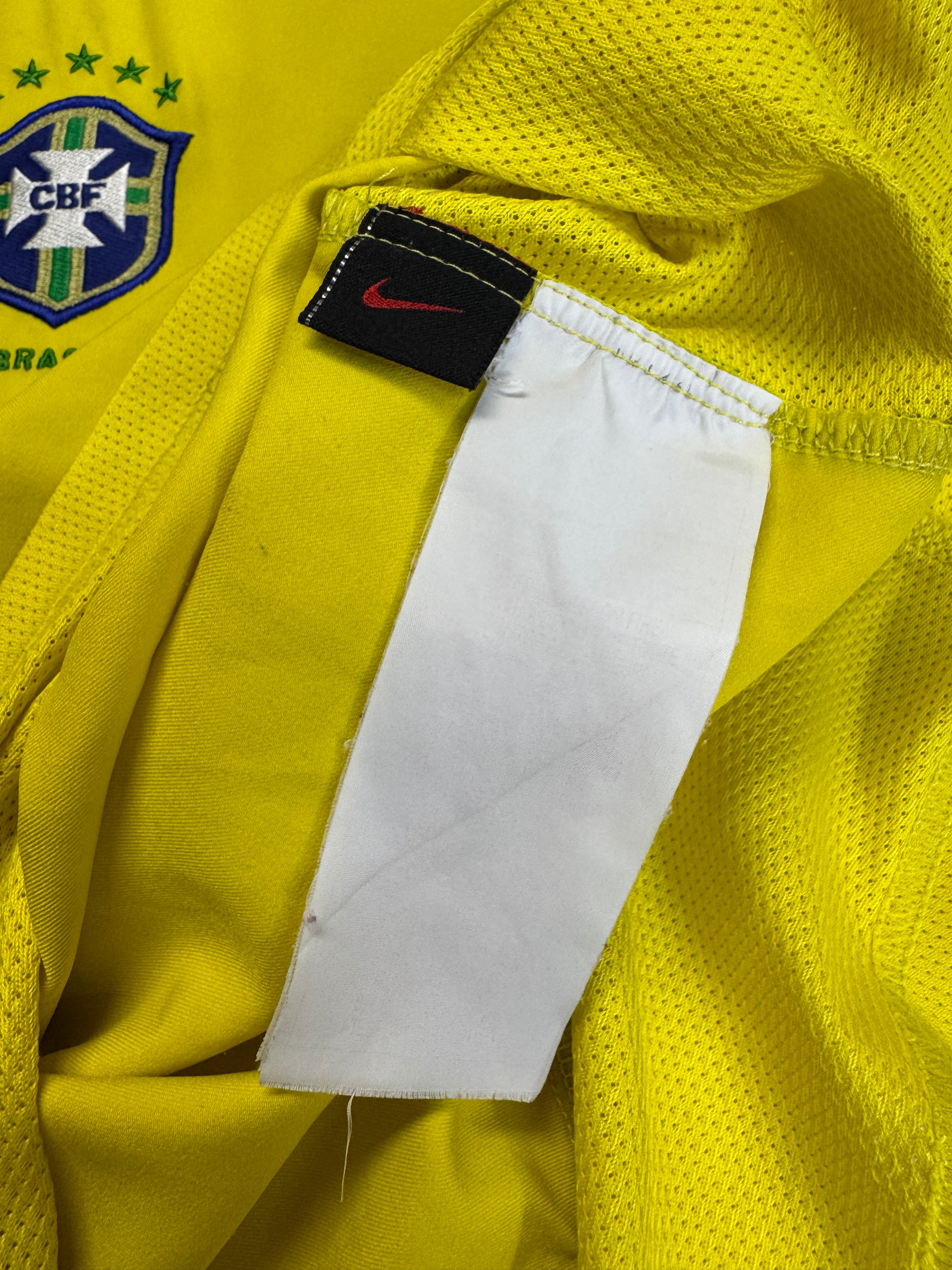 2006 Nike Trikot Brasilien Gelb S - RareRags