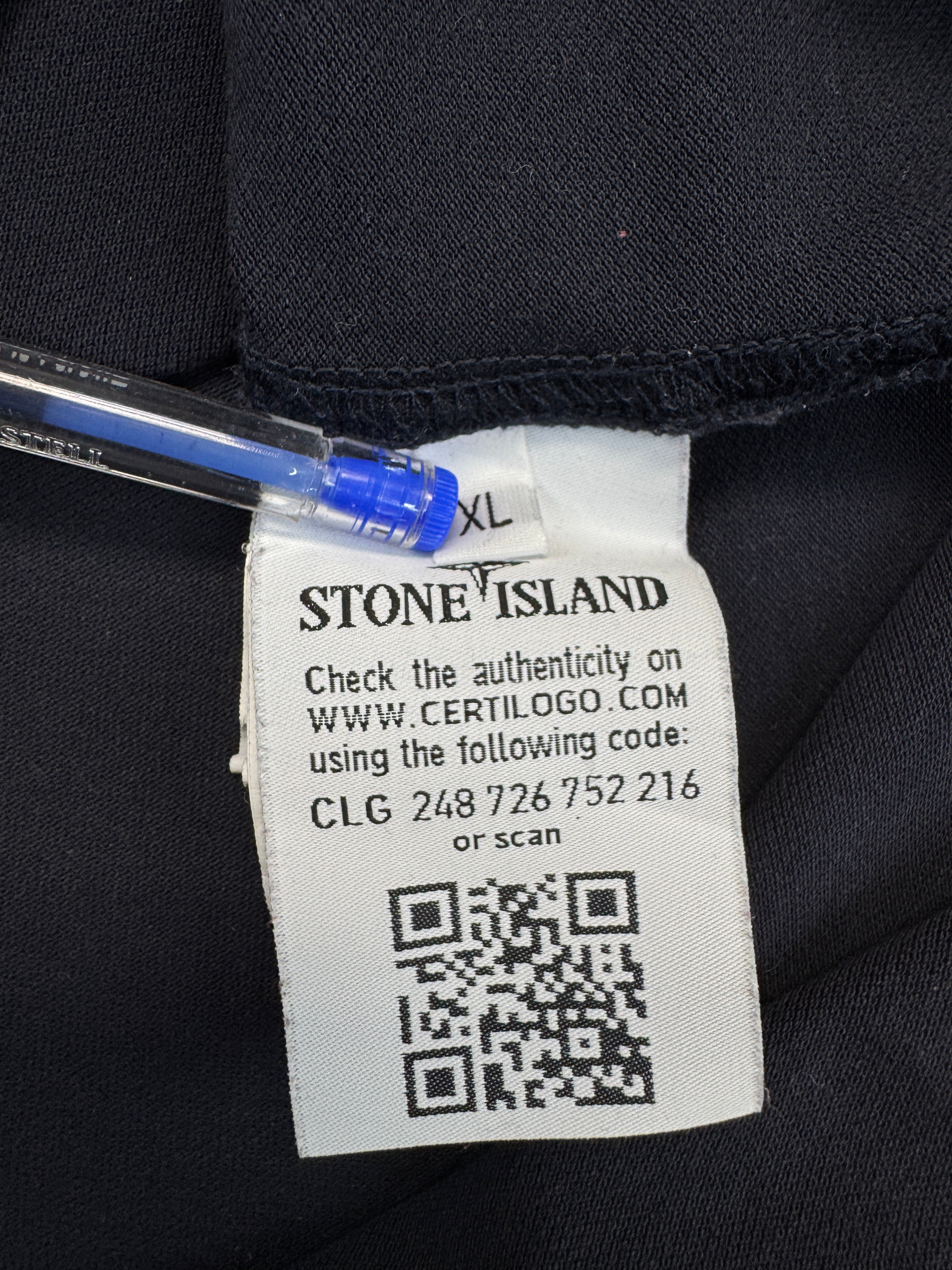 Stone Island Polo Shirt Basic Dunkelblau/Schwarz XL