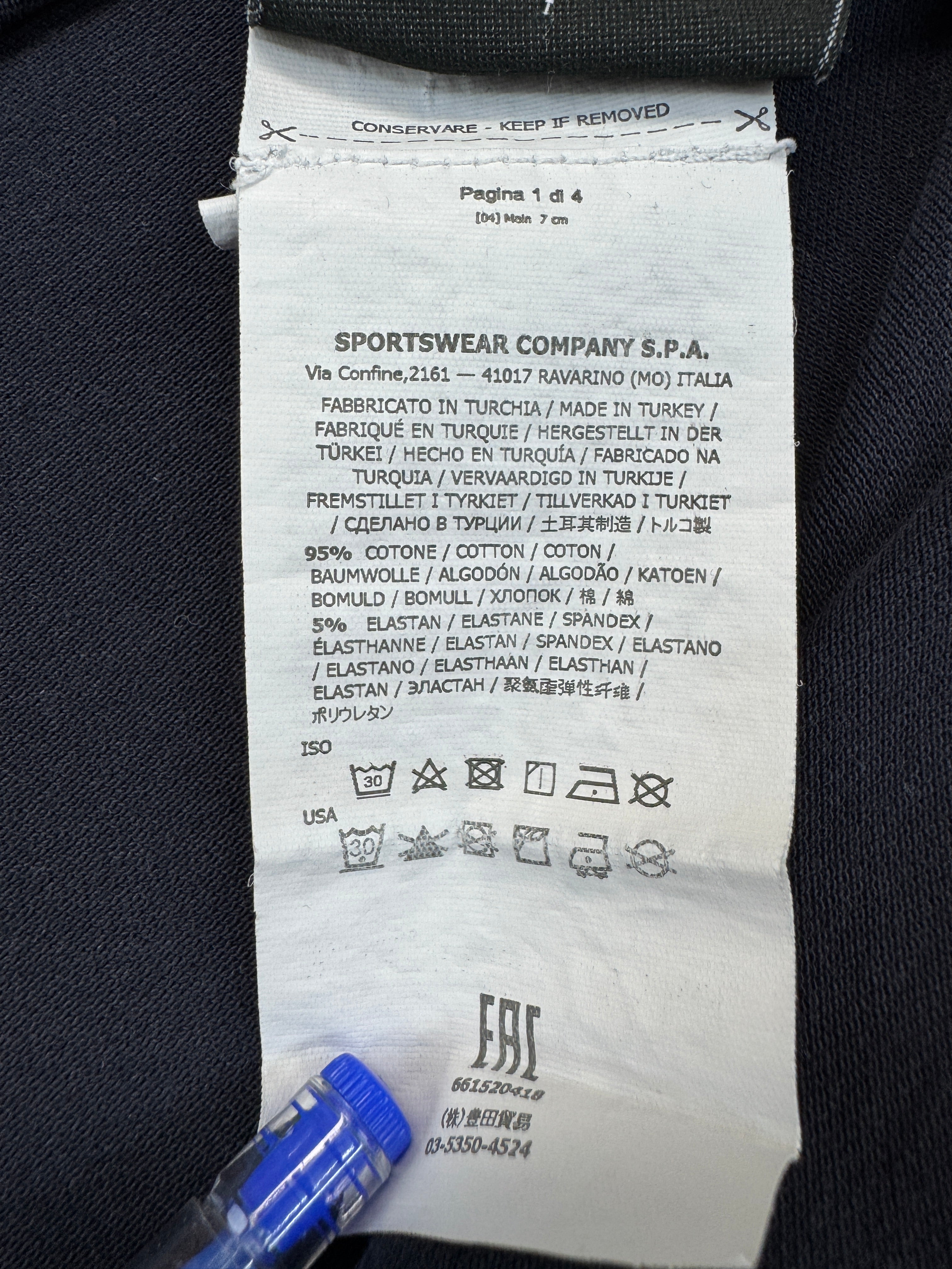 Stone Island Polo Shirt Basic Dunkelblau/Schwarz XL