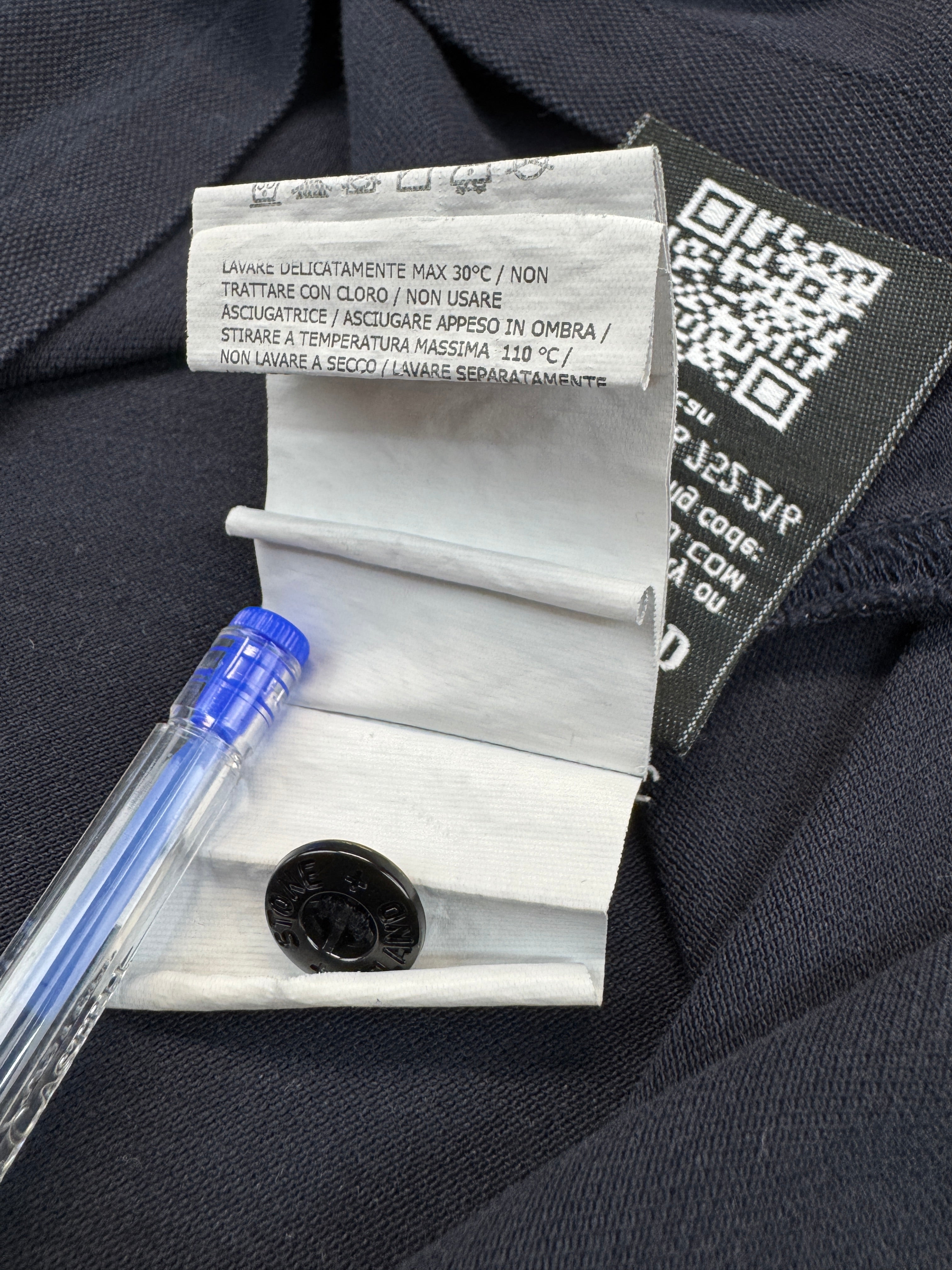 Stone Island Polo Shirt Basic Dunkelblau/Schwarz XL