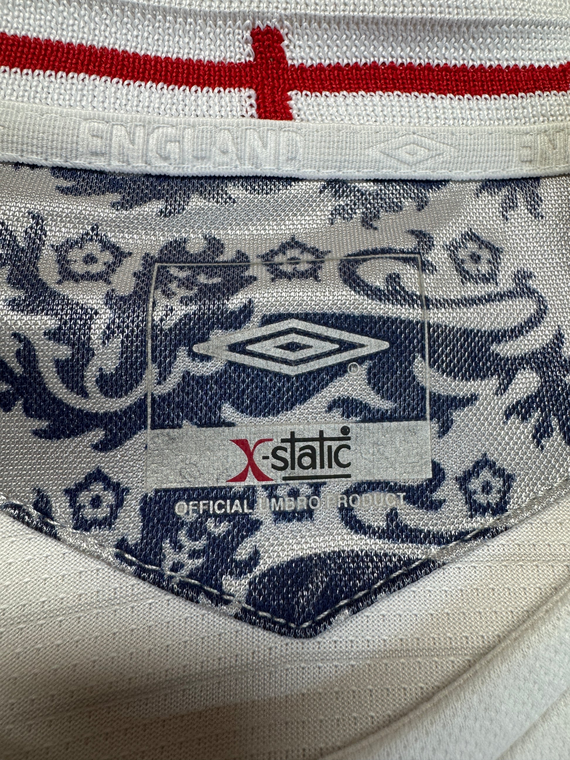 2005/06 Umbro Trikot England Weiß XXL - RareRags