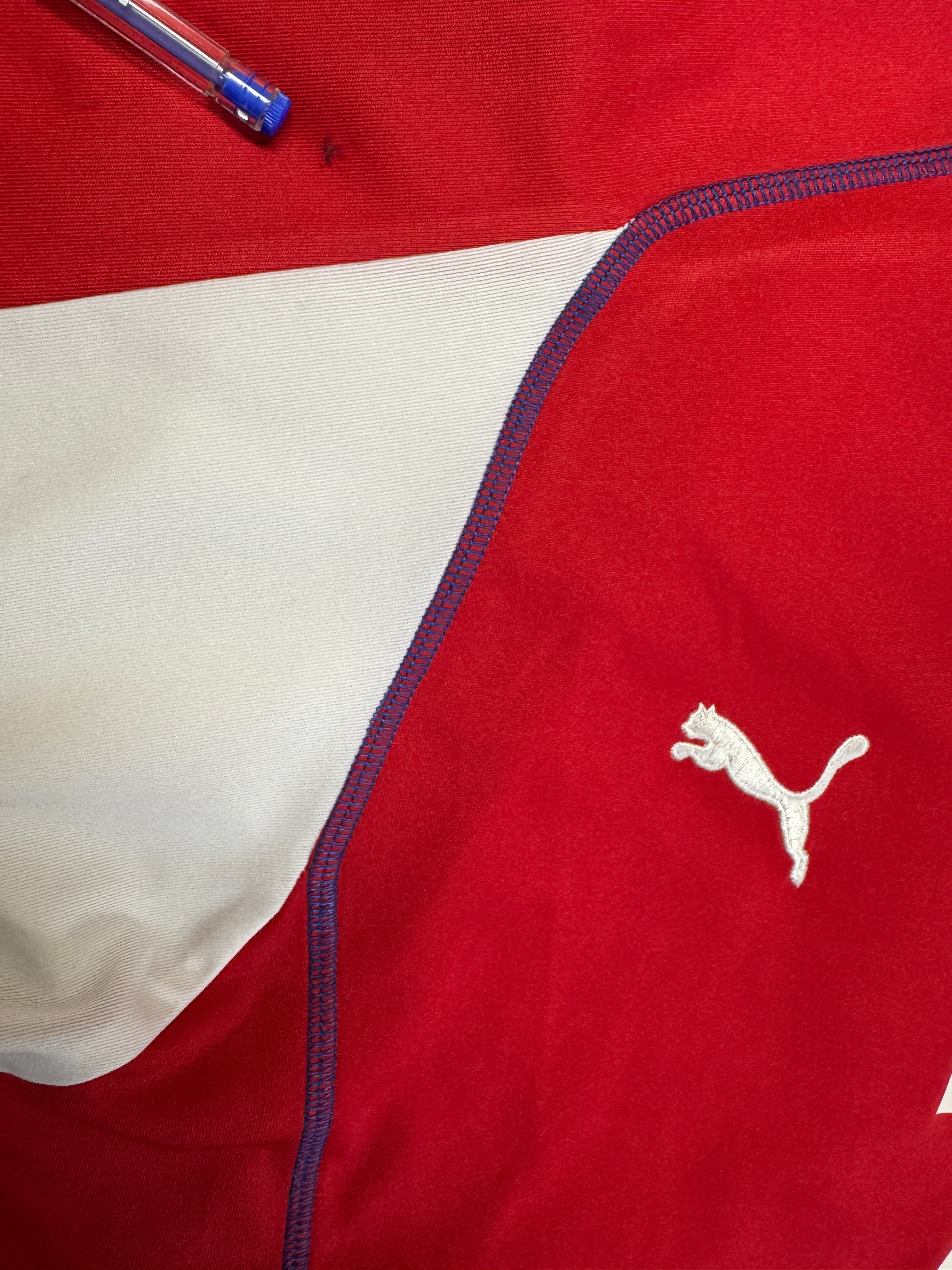 2004/06 Puma Trikot Tschechien #7 Smicer Rot M - RareRags