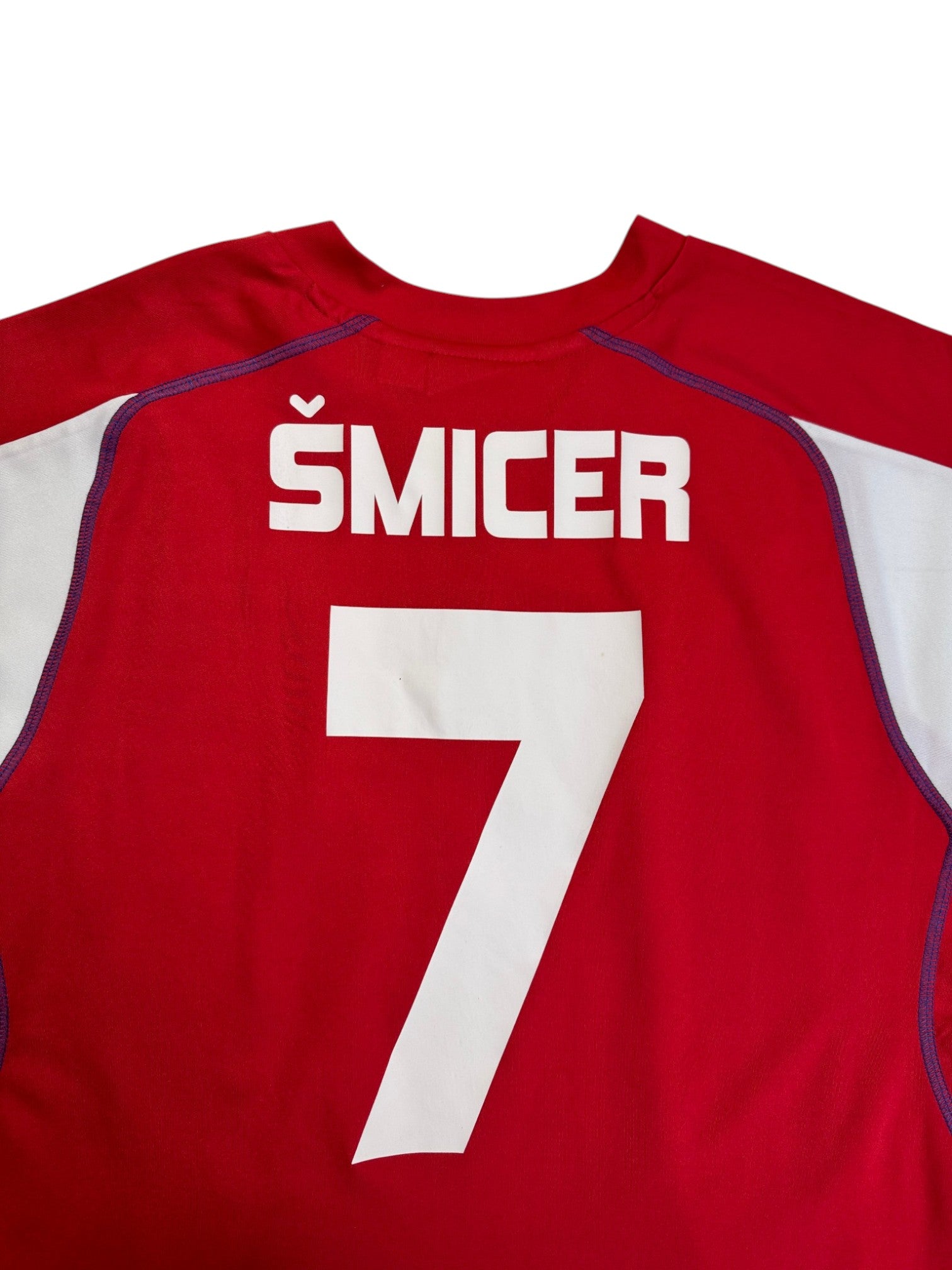 2004/06 Puma Trikot Tschechien #7 Smicer Rot M - RareRags