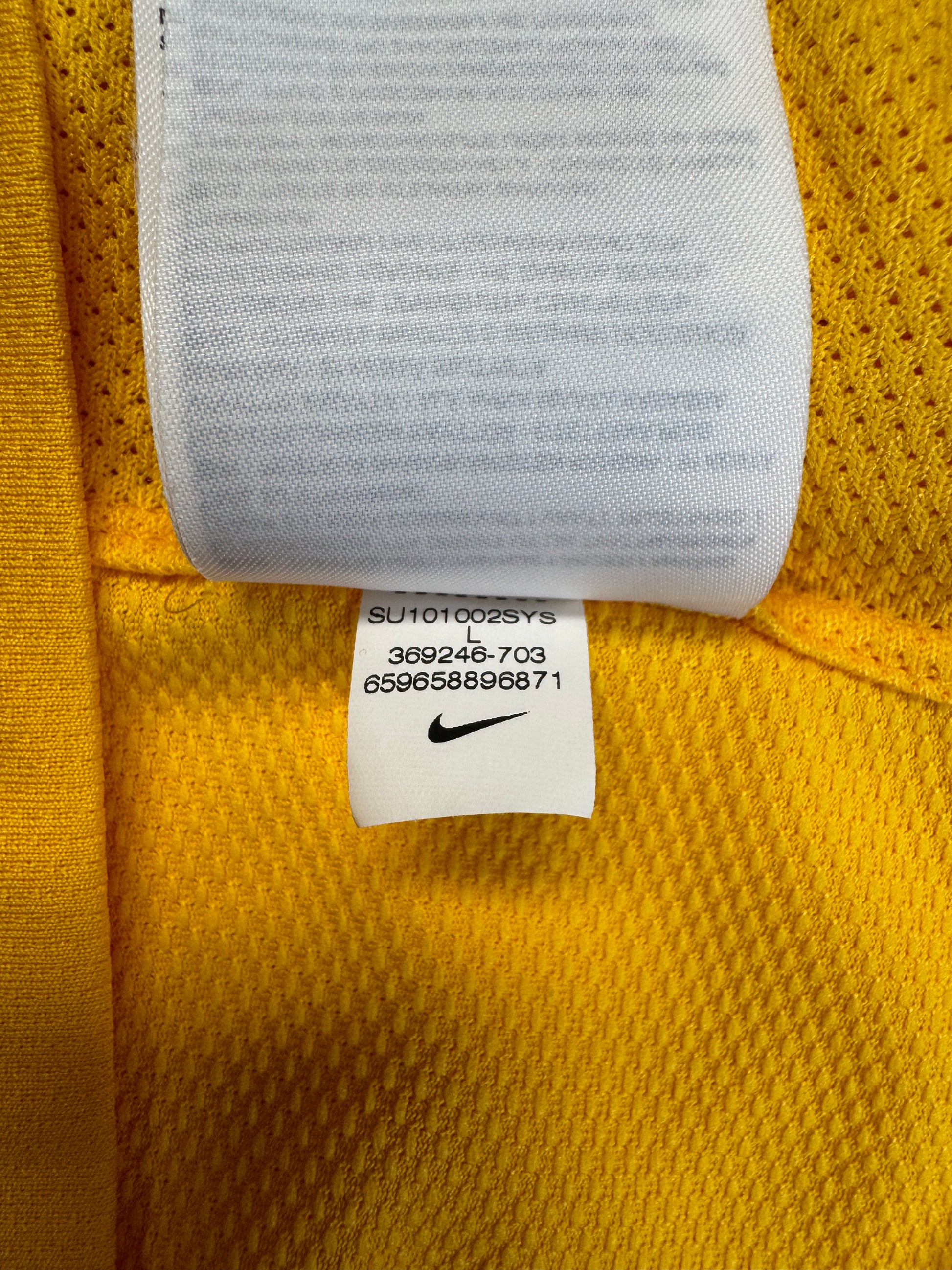 2010/11 Nike Trikot Brasilien Gelb L - RareRags