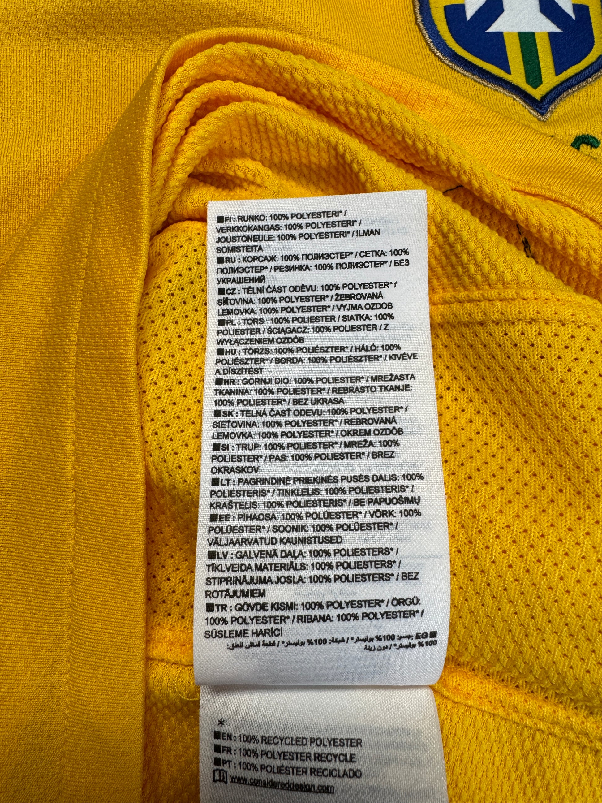 2010/11 Nike Trikot Brasilien Gelb L - RareRags
