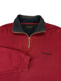 Vintage Yves Saint Laurent 1/3 Zip Sweater 90s Lampo Zipper XL-XXL