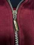 Vintage Yves Saint Laurent 1/3 Zip Sweater 90s Lampo Zipper XL-XXL