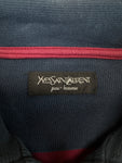 Vintage Yves Saint Laurent 1/3 Zip Sweater 90s Lampo Zipper XL-XXL